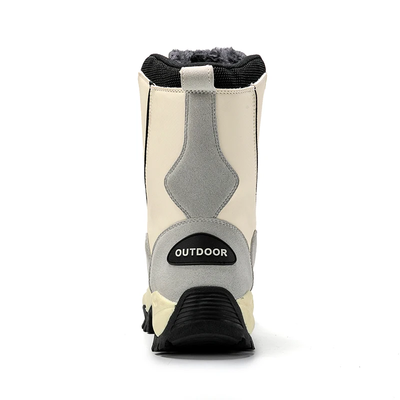 Женские ботинки для пешего туризма Зимние из плюша Водонепроницаемые ходьбы и