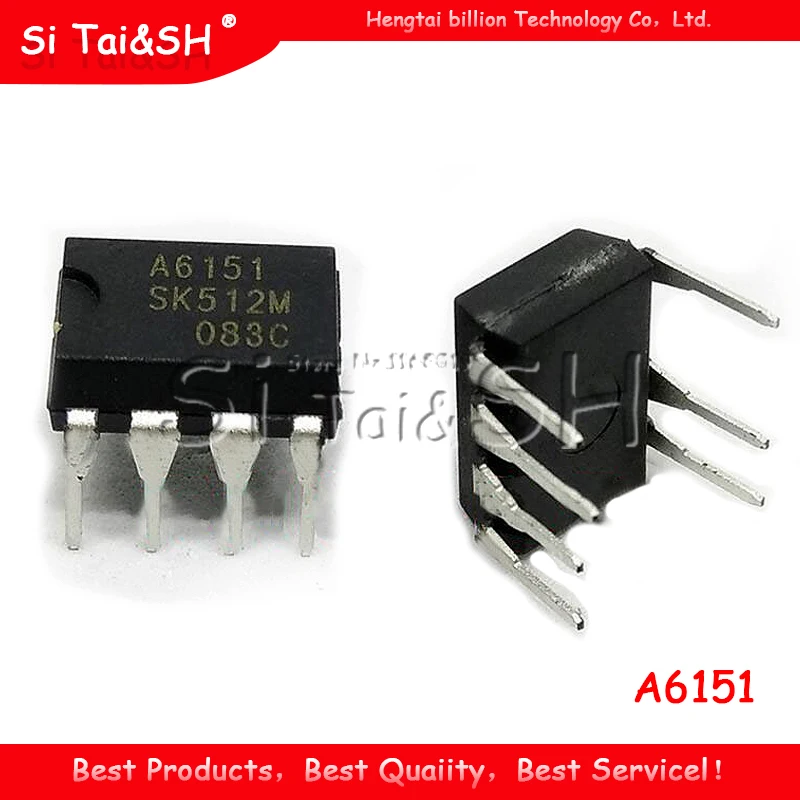 5 шт. STR-A6151 A6151 встроенный DIP ЖК-дисплей управления питанием IC | Электронные