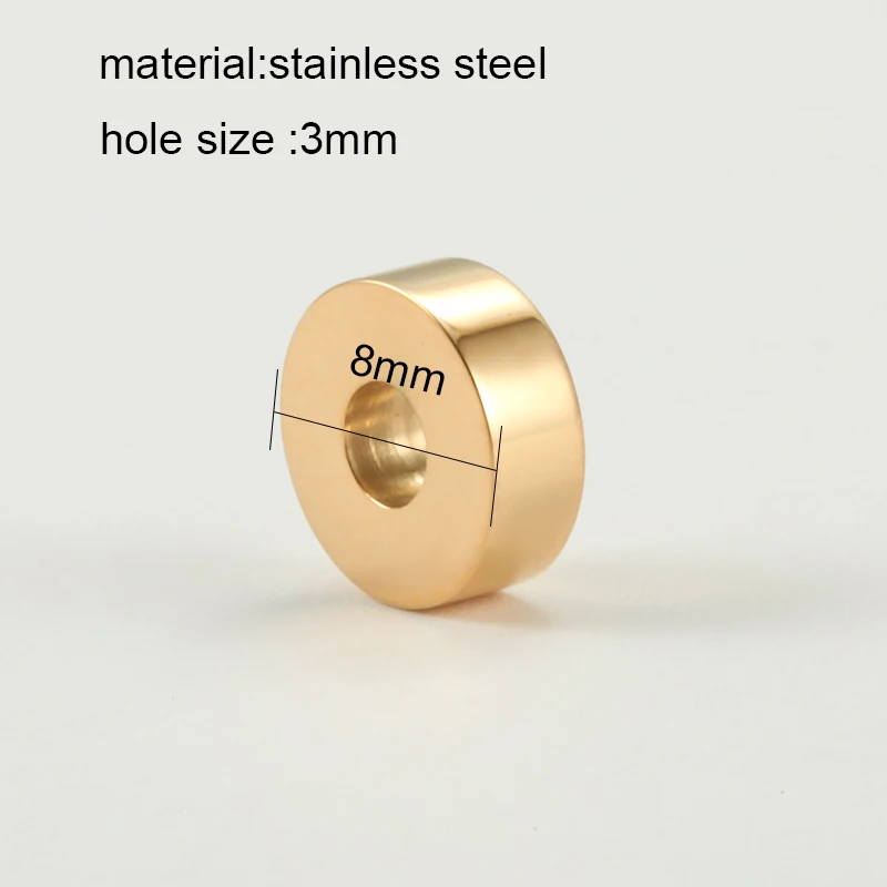 6 шт. бусины из нержавеющей стали для изготовления ювелирных изделий | Украшения и