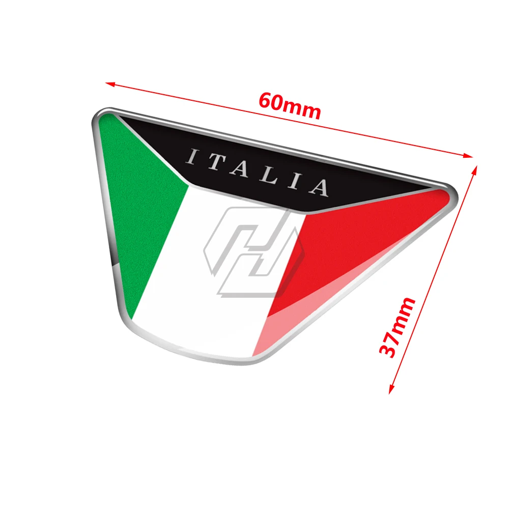 

3D Motorcycle Tank Decal Italy Flag Sticker Case for Ducati Monster Aprilia Vespa Sprint GTS GTV LX etc