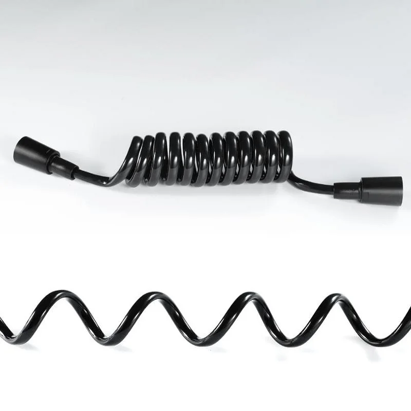 VOURUNA черный пружинный гибкий Выдвижной шланг для душевой головки Туалет Биде Душ