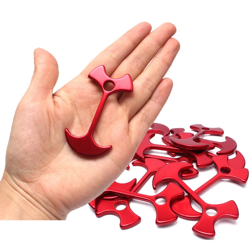 

5/10PCS camping equipment tent stakes hooks tow rope cover deck fixing buckle outdoor camping Hiking fishing accessories