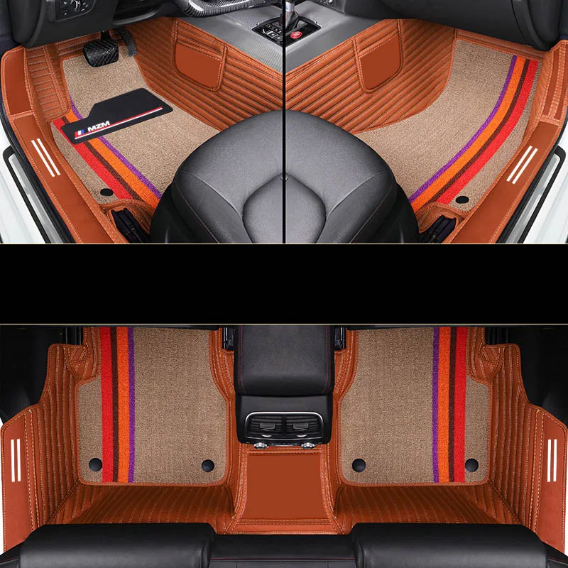 

car floor mats For bmw f10 x3 e83 e36 e39 f10 x5 e53 f15 e70 x6 e71 e83 e90 g30 e46 x3 f25 f34 f25 e34 f15 f11e60 x1 accessories