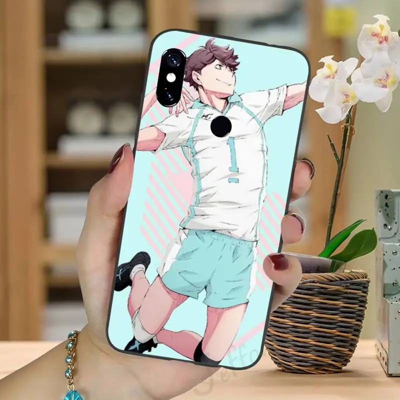 

Japan Anime Haikyuu Oikawa volleyball Phone Case For Xiaomi Redmi Note 4 4x 5 6 7 8 pro S2 PLUS 6A PRO