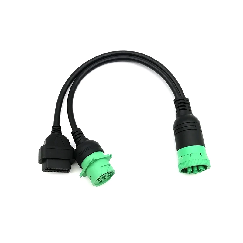 9-контактный 16-контактный OBD2 жгут проводов для грузовика J1939 адаптер