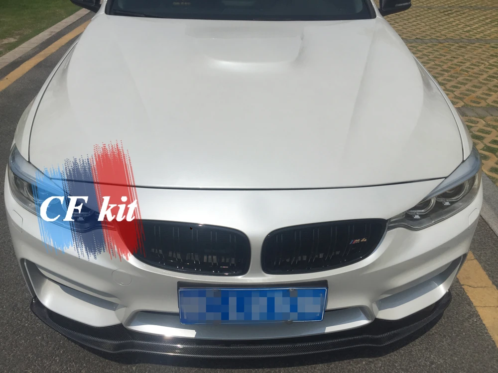 Передний спойлер для губ из углеродного волокна CF Kit 4 серии BMW F32 F33 F36 AN M4 |