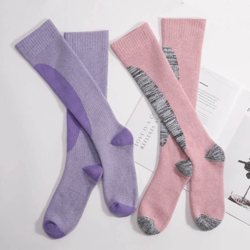 Мужские лыжные носки для взрослых 6 пар толстые хлопковые сохраняют тепло