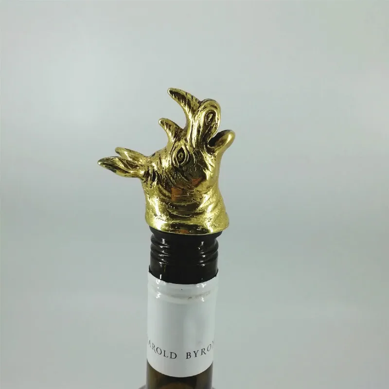 Металлическая креативная насадка для красного вина со стразами из цинкового