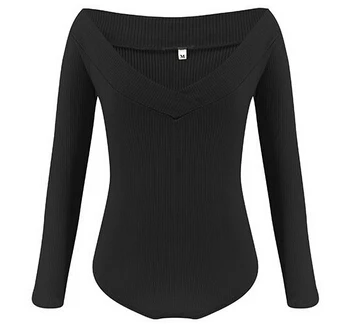 2019 новый европейский и американский осенний женский комбинезон сексуальный v