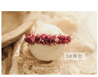 Детские повязки на голову с цветком реквизит для фотосъемки новорожденных