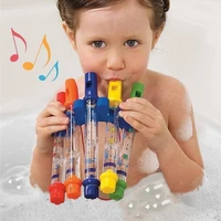 5pcs water flute toy kids children colorful water flutes bath tub tunes toys fun music sounds baby shower bath toy fast ship