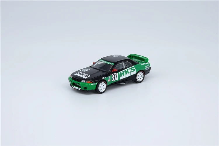 INNO64 1:64 Nissan SKYLINE GT R R32 #87 HKS JTC 1992 гоночный литьем под давлением модель