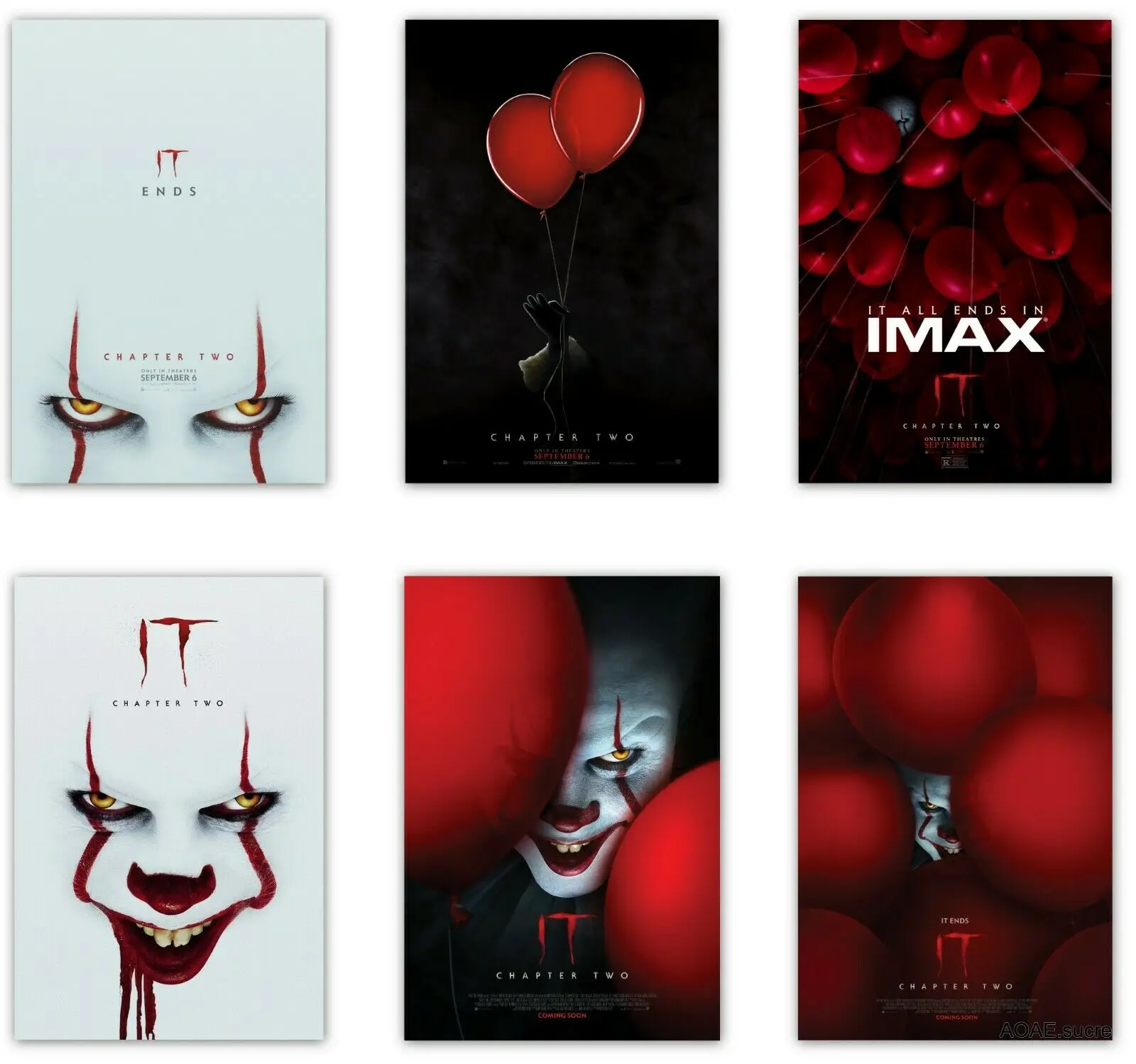 Горячее предложение 2019 фильм ужасов Pennywise картина постер настенные картины для