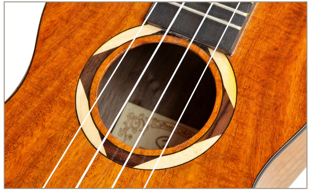 Ukulele 23 24 Inches Top Solid Acacia Mini Electric Concert Acoustic Guitar 4 Strings Ukelele Install Travel Music Guitarra | Спорт и