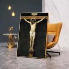 Картины на холсте с Христом распятием, репродукции на стене, христианские настенные картины, принты на холсте с изображением Иисуса