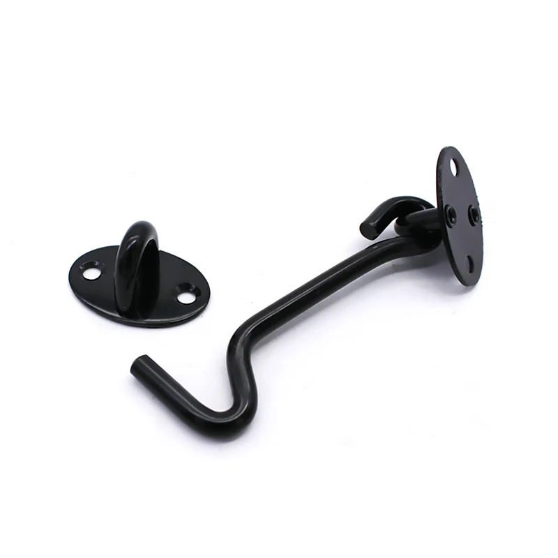 75/100/150mm Cabinet Door Showcase Gate Window Latche Hook Eye WindProof Silent Lock windproof hook Wind Brace Cabin | Обустройство
