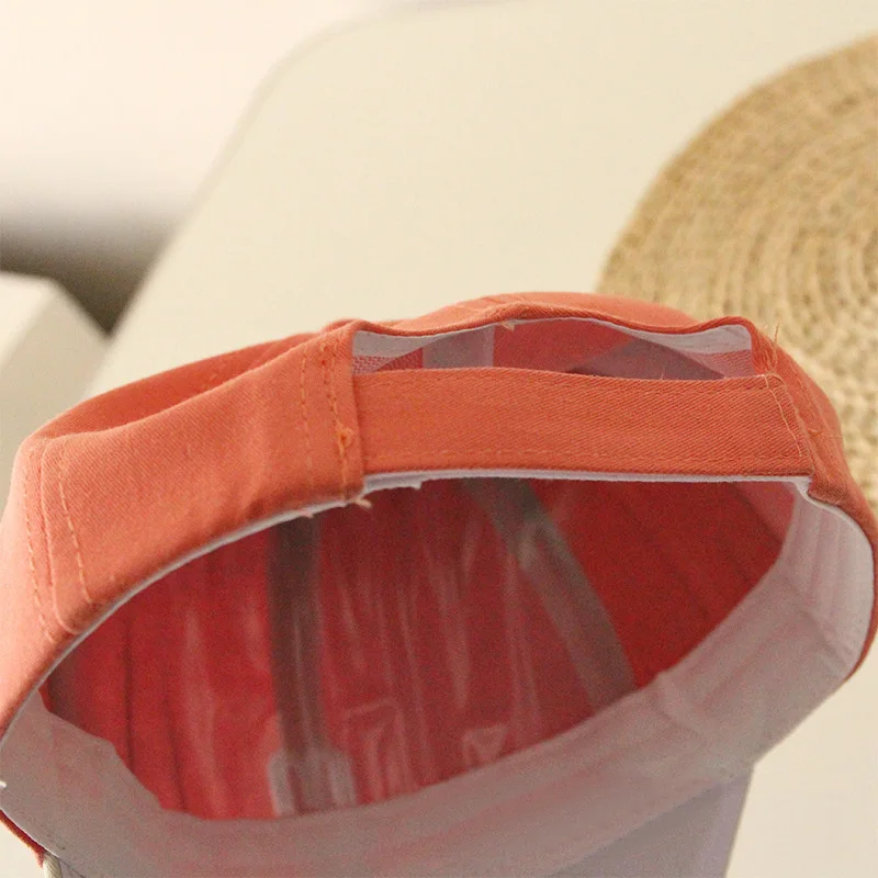 

2021 Spring And Autunm New Children's Letter Embroidered 5 Solid Color Cute Baseball Cap Boys And Girls Casual Shade Cap Kids