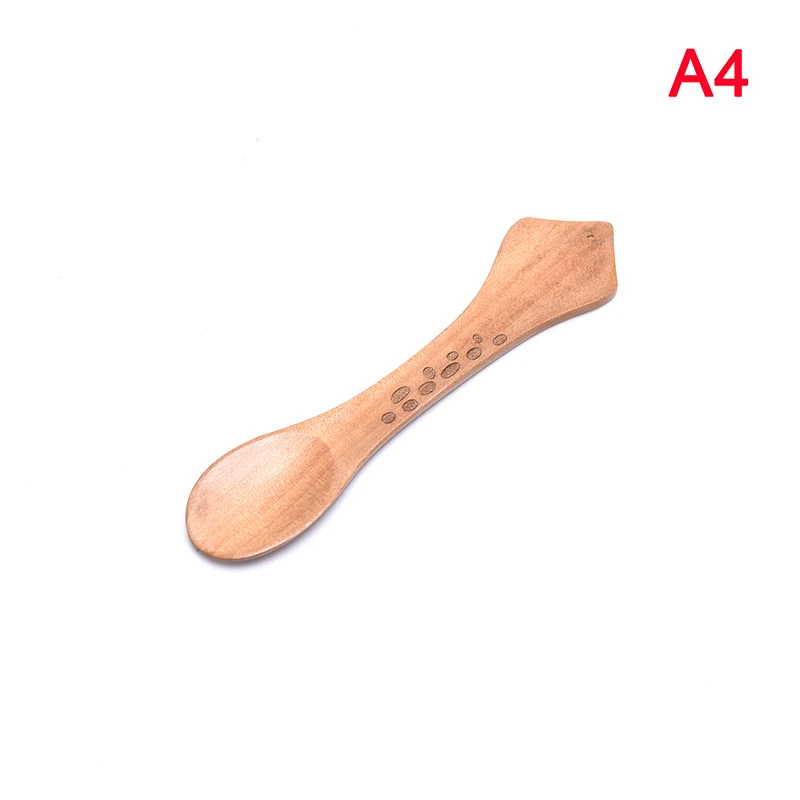 

Cute Cat Panda Pig Animal Wooden Spoons for Children Kids Tableware Dinner Soup Feeding Spoon Kitchen Tools Accessories