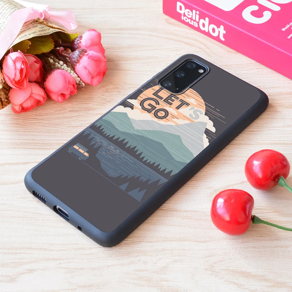 

For Samsung Galaxy Let's Go Print Soft Matt Phone Case