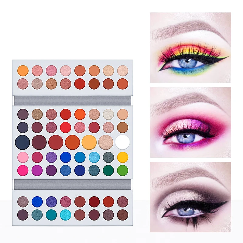 

Палитра теней для век, 71 цвет, не летает, естественный цвет, одинаковые глаза и лицо, двойного назначения для женского макияжа