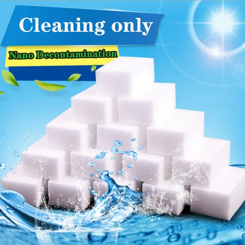 10/20 Pcs Melamine Sponge Magic Eraser Cleaner Cleaning Sponges for Kitchen Office Bathroom Dish Tools Accessory|Губки и