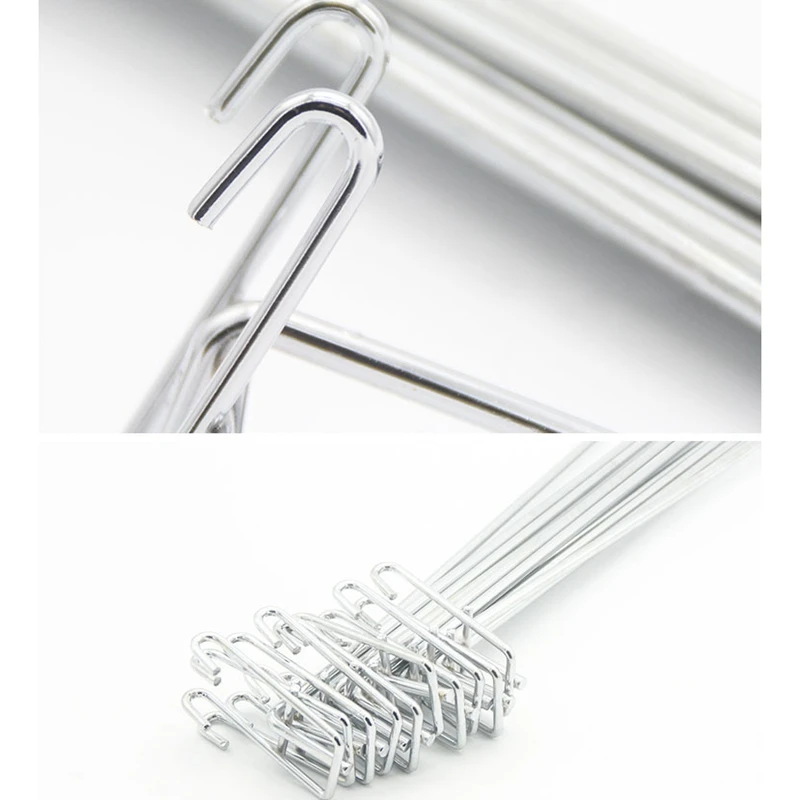 

20Pcs Supermarket Shelf Hook Accessories Mesh Hook Jewelry Hole Plate Hook