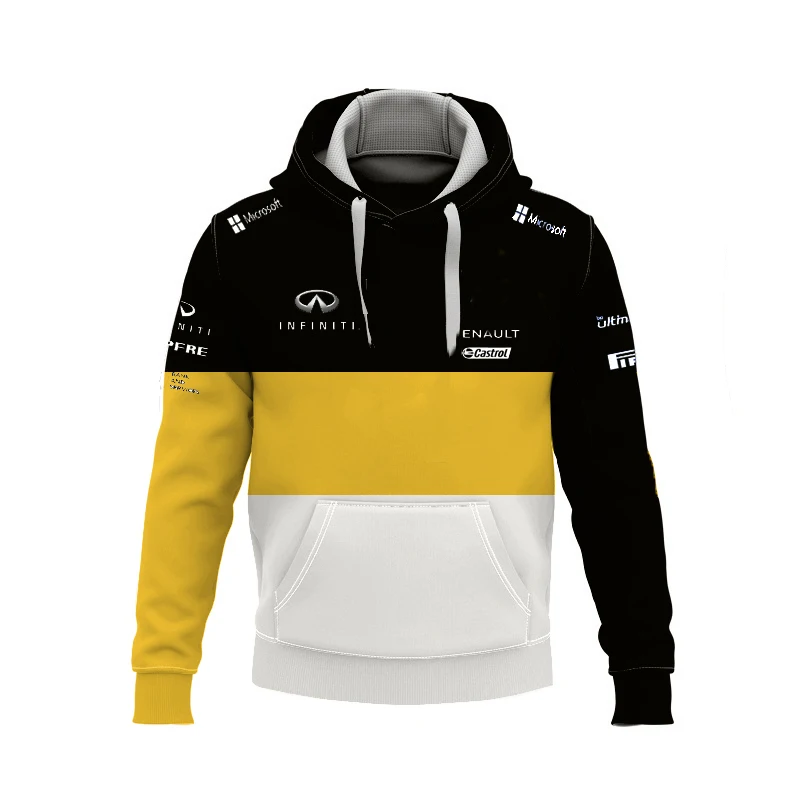 

2021 Official Website Hot Sale Renault Team Jersey Motorcycle Racing Uniform Hoodie Men's And Women's Sweatshirt