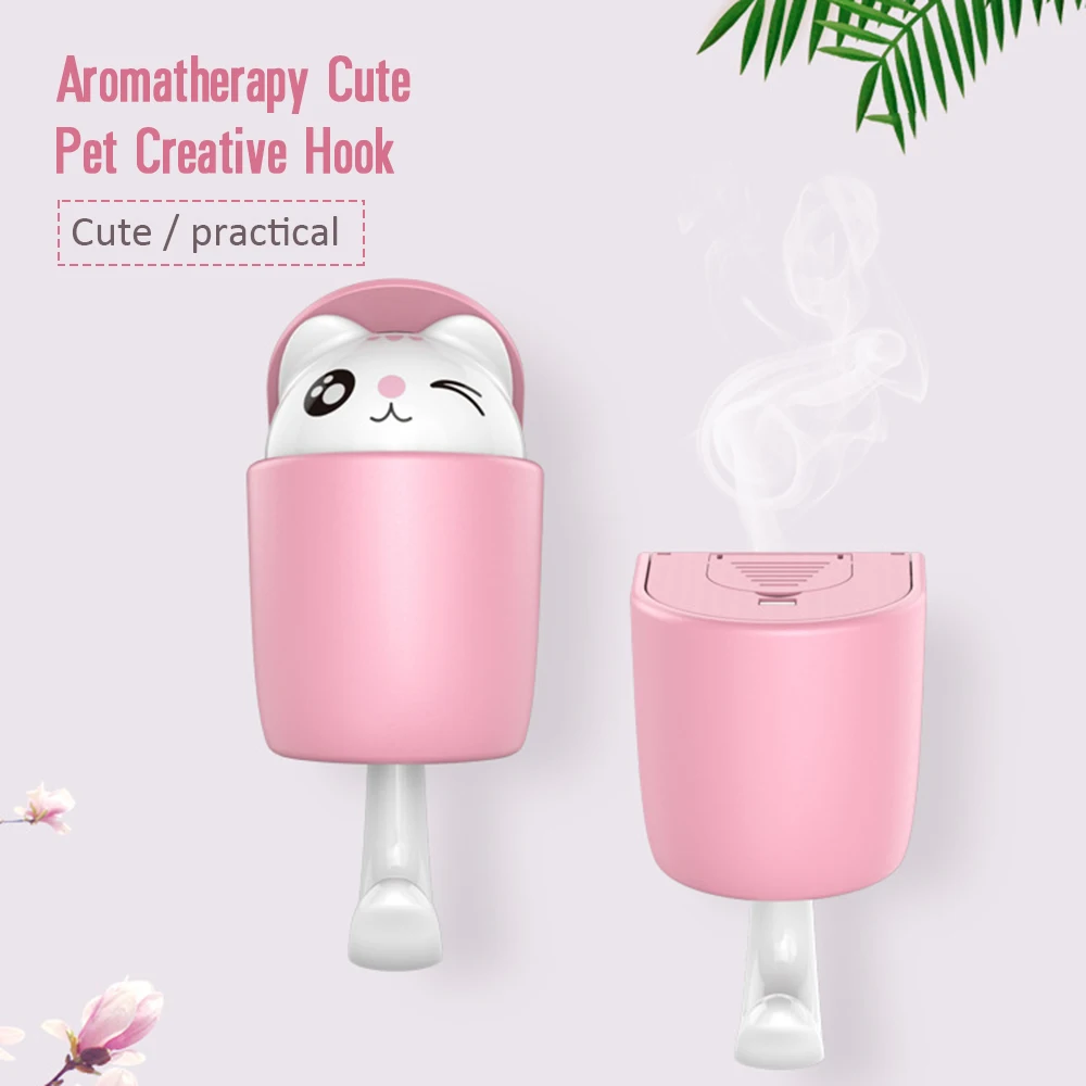 Креативный крючок для ароматерапии в виде животного 2 1 настенный ключей ванной