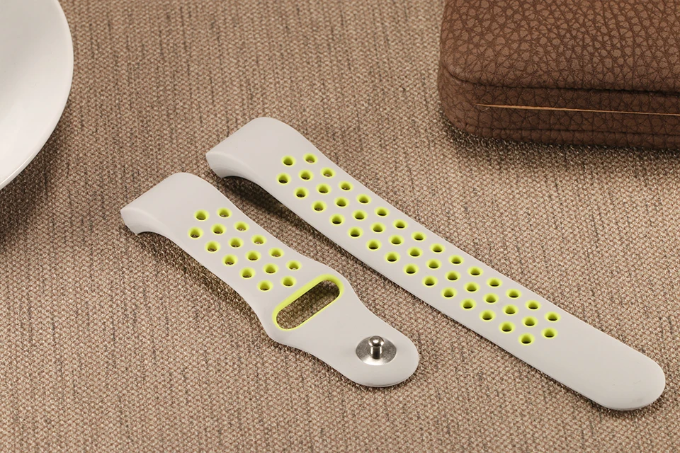 LEMFO умные аксессуары для Fitbit Charge 2 ремешок силиконовый двухцветный мягкий браслет против потери