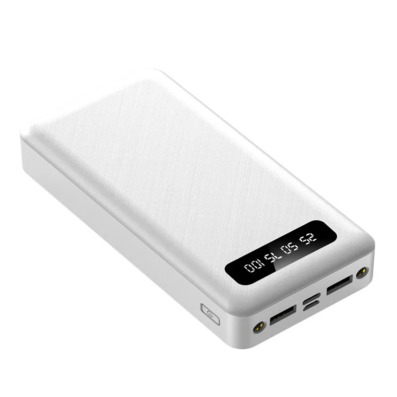 

20000mah power bank external charger for fast charging PoverBank 2USB LED external display can be used for Iphone, Xiaomi, Samsu