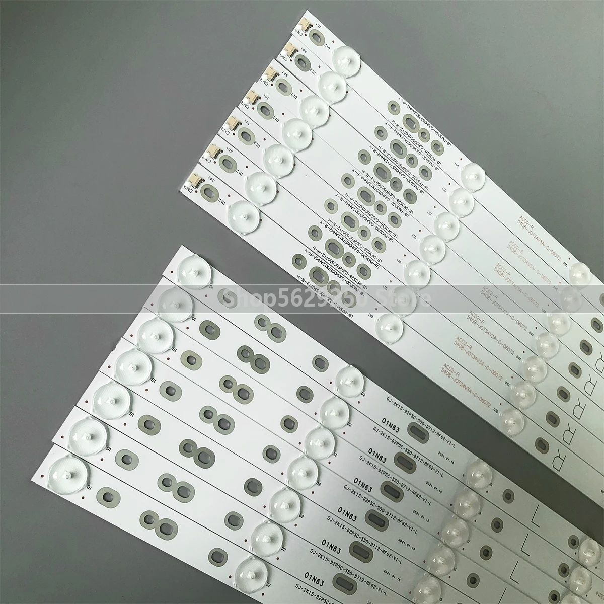 

LED strip for AOC 55PUF6701/T3 GJ-2K15-D2P5C-550-D712-AF62-V1-R L LB-PF3528-GJD2P5C550712 55PUF6461/T3 TPT5501J 55PUF6061/T3