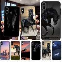 horse animal painting pattern phone case silicone cover for iphone 5 5s se 6 6s 7 8 11 12 x xs xr pro plus max mini