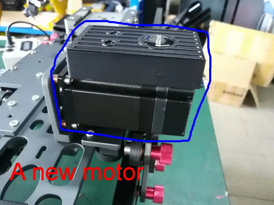 ASXMOV G3S высокоскоростной стабилизатор видео с таймелапсом система панорамирования наклона рельс слайдер механизированная камера слайдер для dslr камеры - Цвет: A new motor