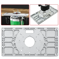 multifunctional aluminium router table insert plate woodworking benches wood router trimmer models engraving machine