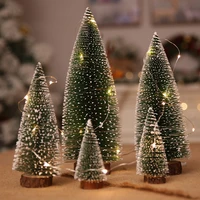 1pcs christmas decoration xmas tree decor small cedar pine for home party new year 2022 navidad festival ornaments diy kids gift