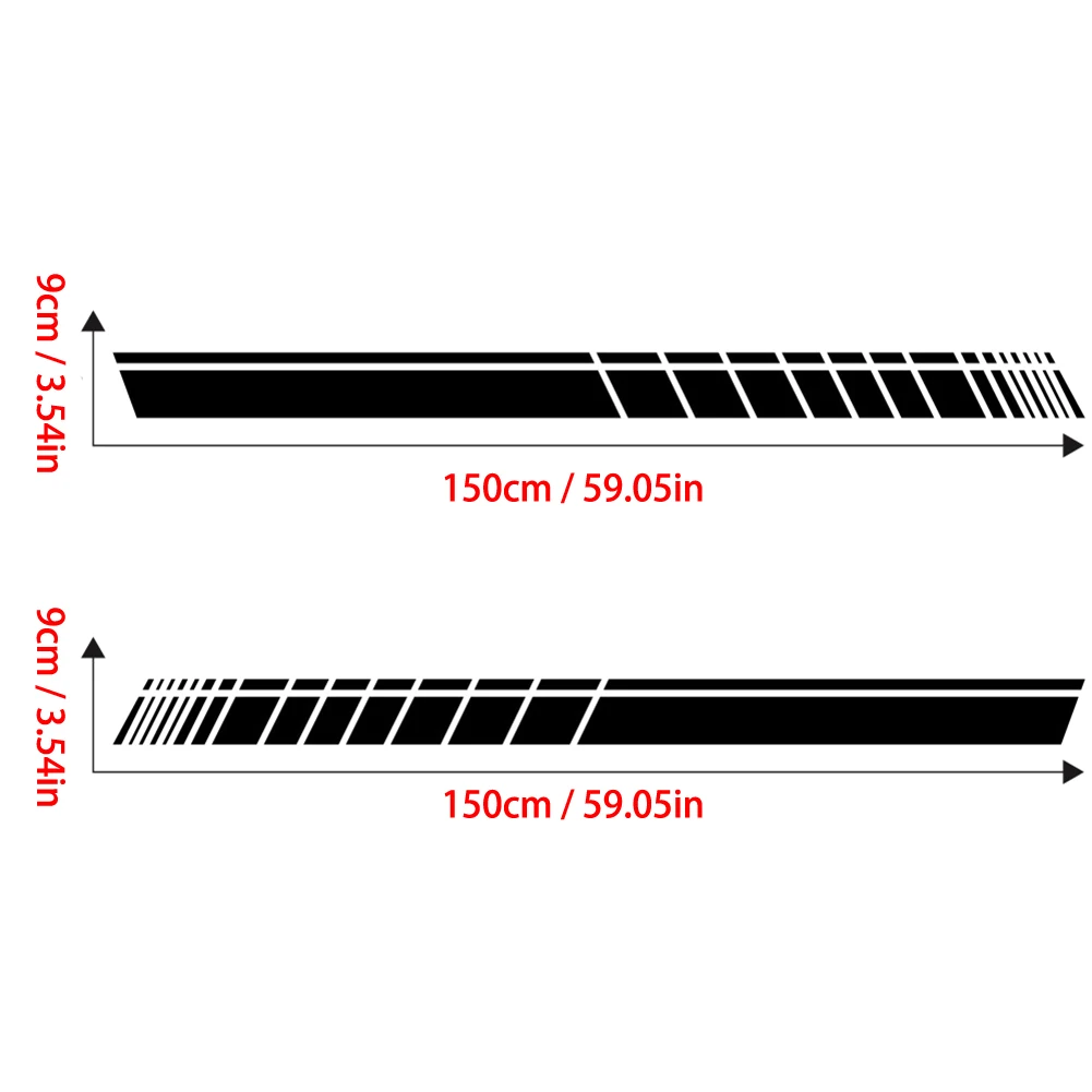 

Car Sticker Car Side Stickers Side Decal Stripe PVC Auto Vinyl Film Body Decoration Universal Car Accessories