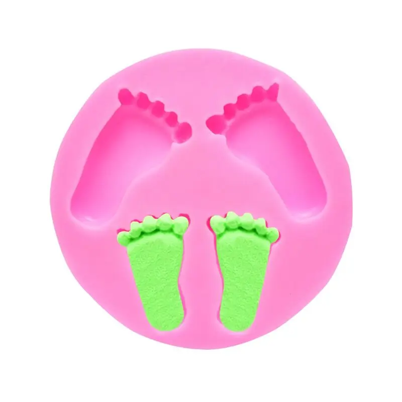 Симпатичная силиконовая форма для малышей помадки и шоколада пищевого торта