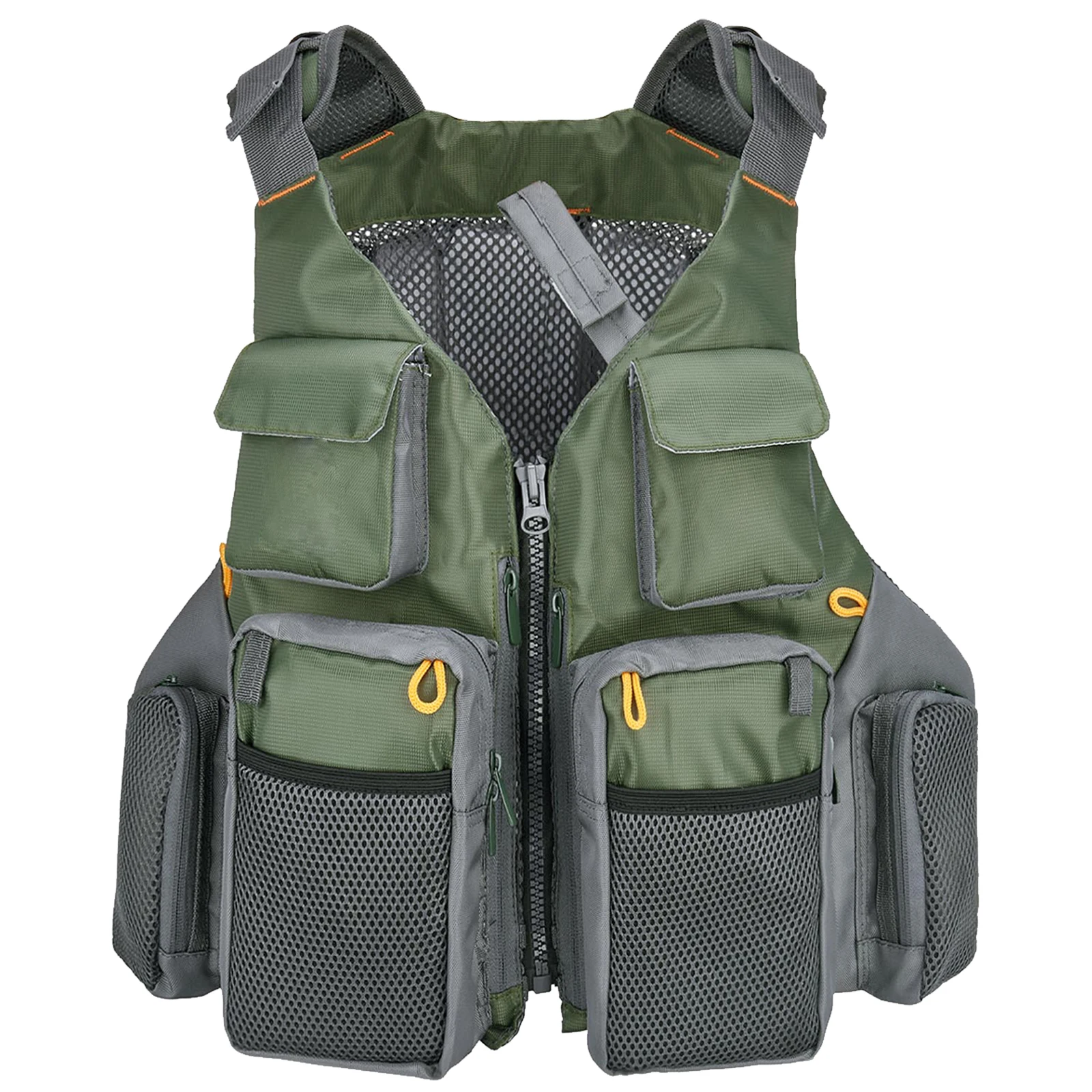 

Hunting Vest Fishing Vests With Detachable Floatation Cushion Multi Pocket Jackets Photography Hiking Vest