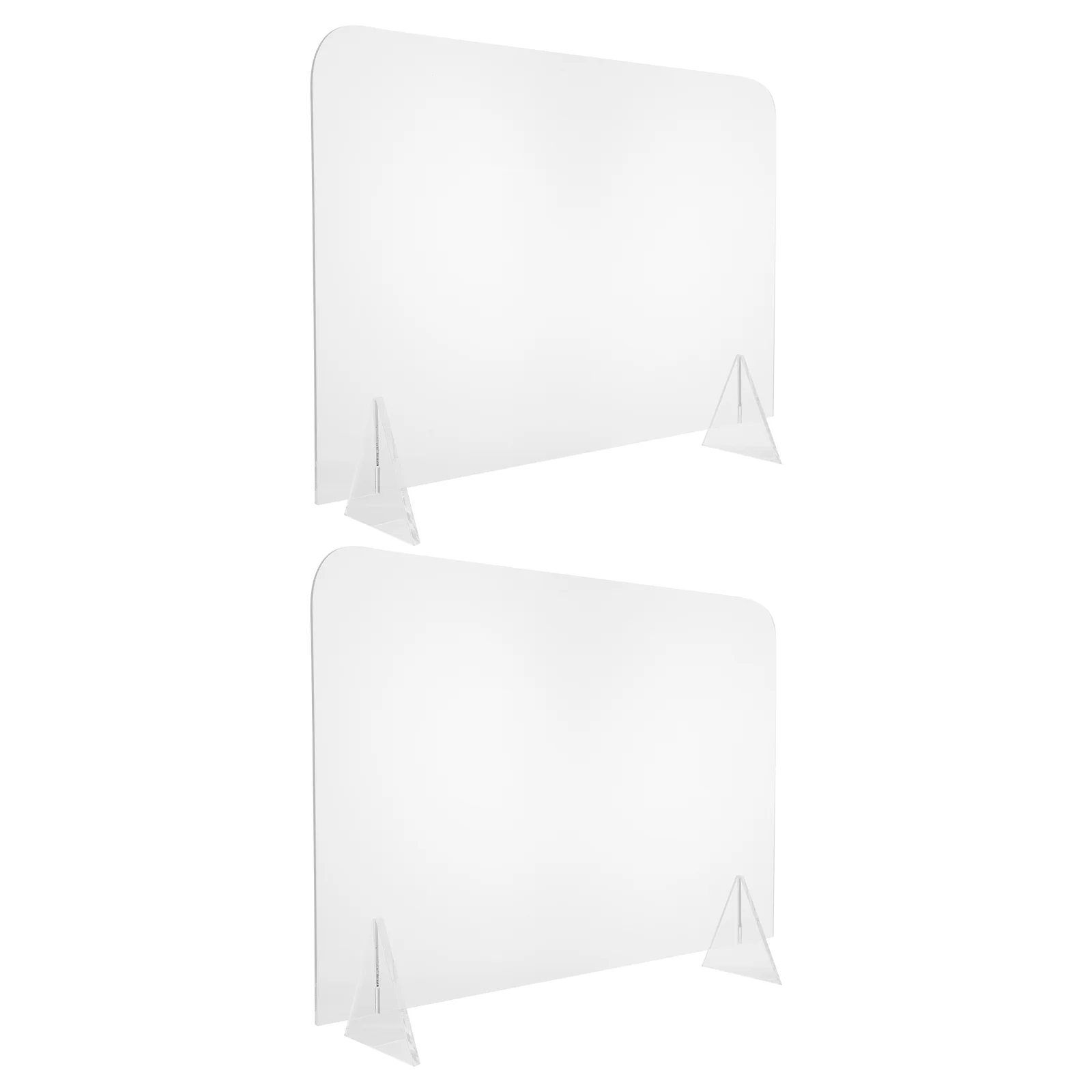 

2Pcs Acrylic Message Boards Office Document File Display Stands Writing Boards