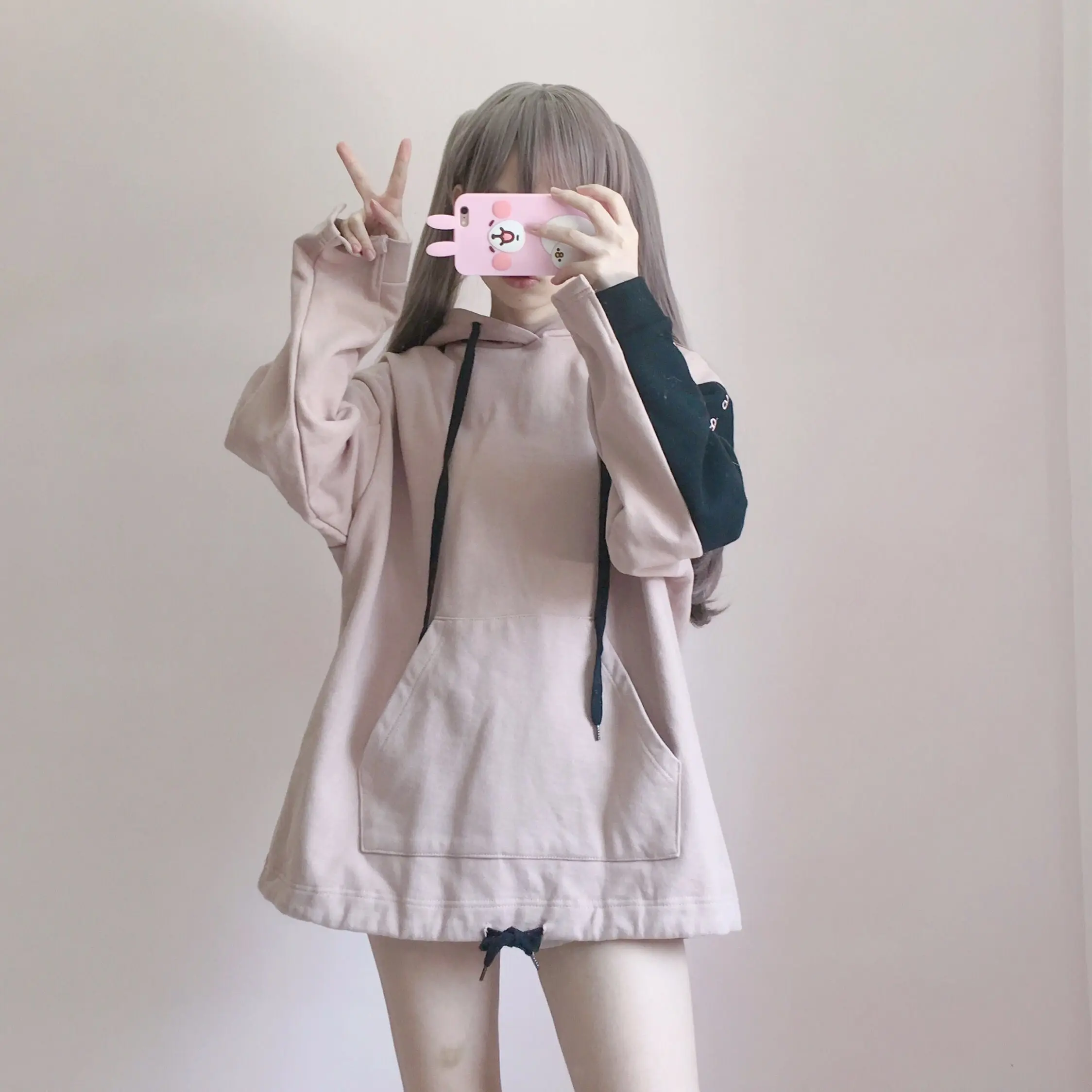 

Cool Black Rose Hoodie Sweatshirt Girl Spring Women Loose Punk Hip Hop Tops Cute Funny Oversize Korean High Street Hoodies Coat