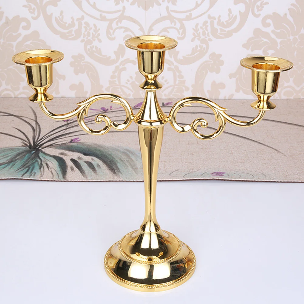 Candle Holders Antique Retro 3/5-Arm Metal Candlesticks Romantic Dinner Table Wedding Home Decor | Дом и сад