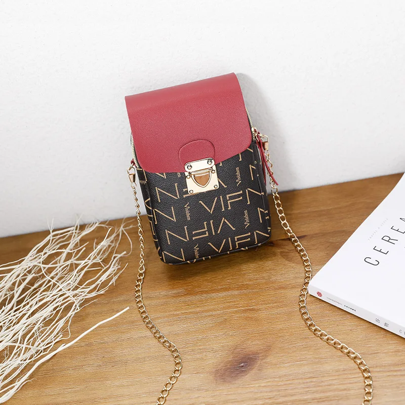 

Womens Handbags Mini Mobile Women 2021 New Fashion Messenger Fresh Chain Shoulder Bag Zero Wallet Purses