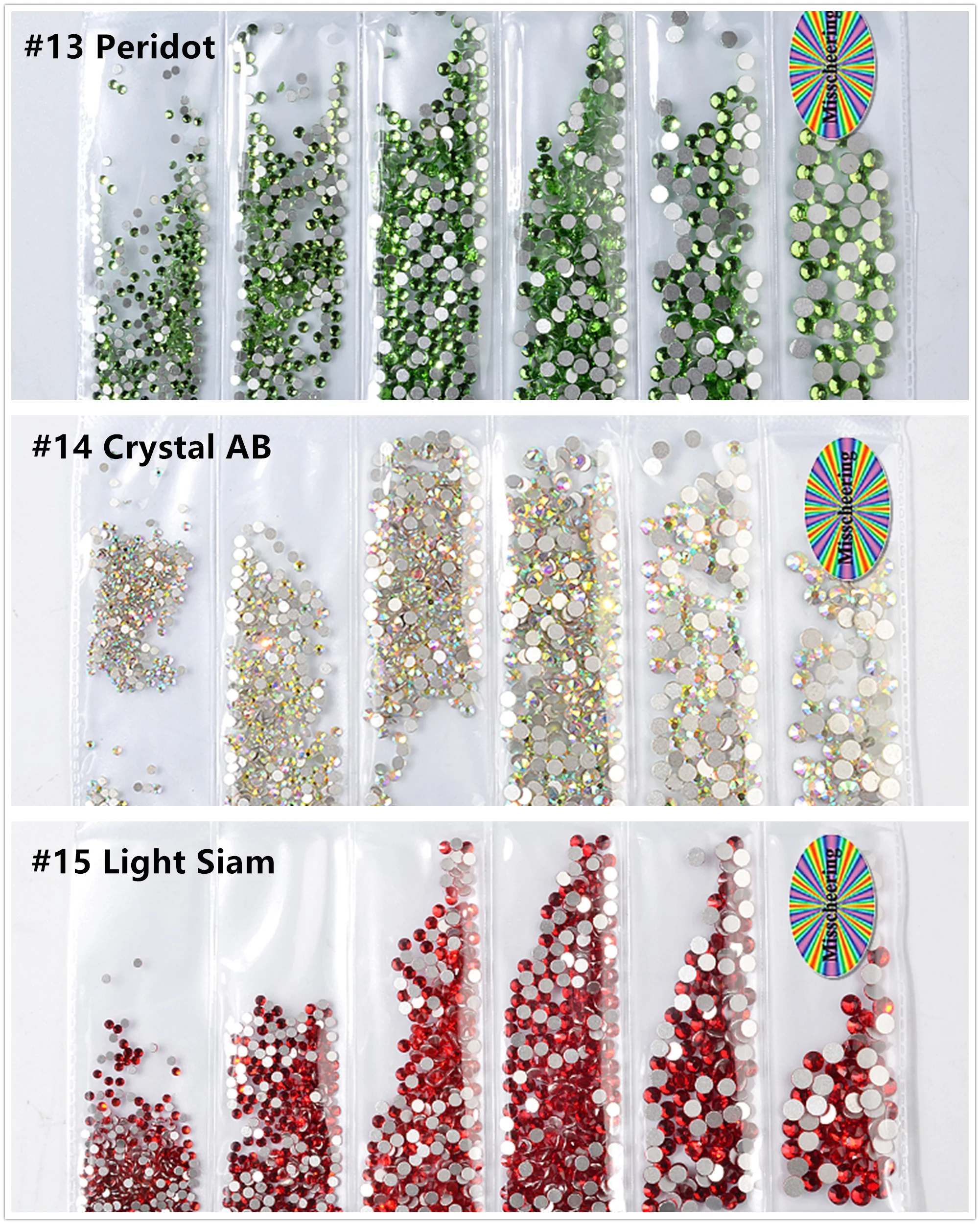 1058 шт. граненые стразы из полимерной смолы с плоским основанием украшение своими