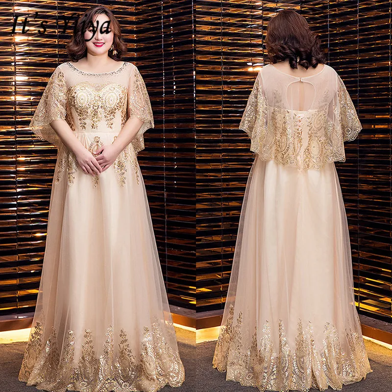 Женское вечернее платье It's Yiiya зеленое ТРАПЕЦИЕВИДНОЕ ПЛАТЬЕ с круглым вырезом