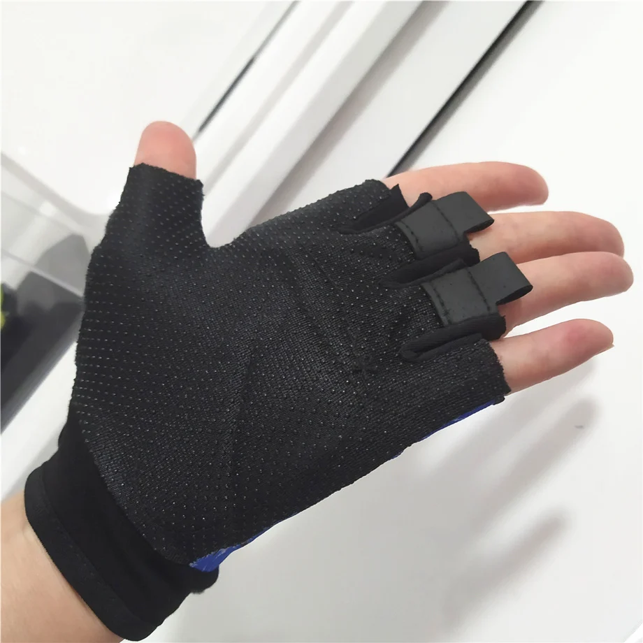 Детские велосипедные перчатки с открытыми пальцами спортивные Нескользящие