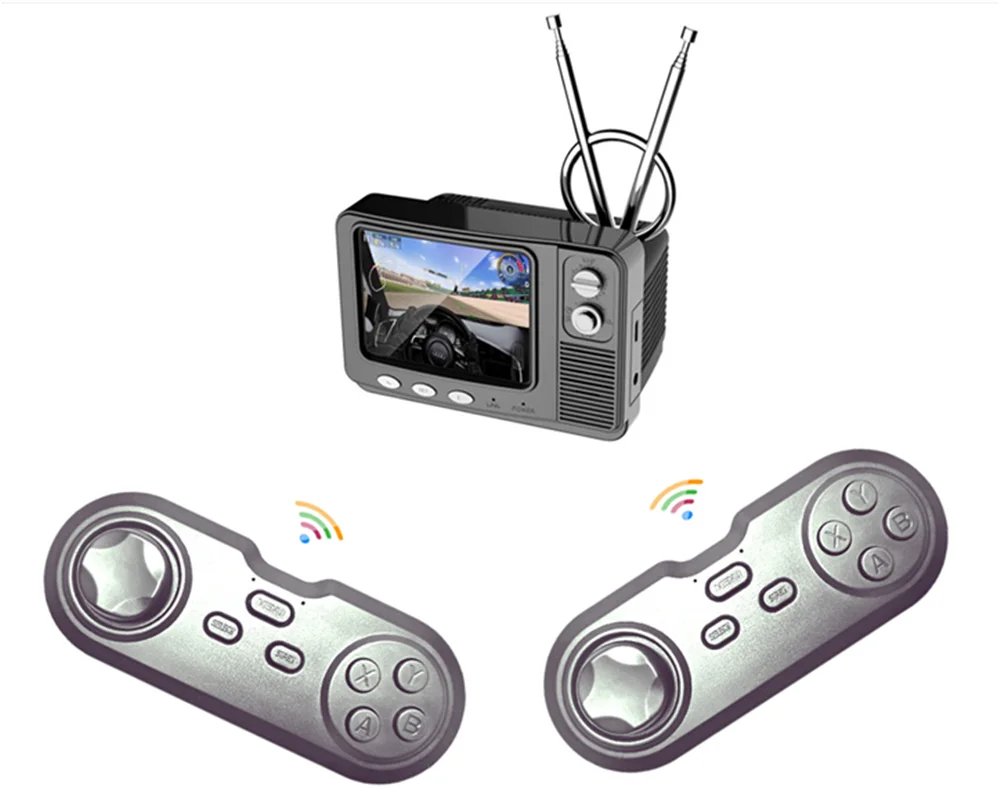 Портативная Ретро игровая консоль GV300 3 0 дюйма книжная полка поделки портативная