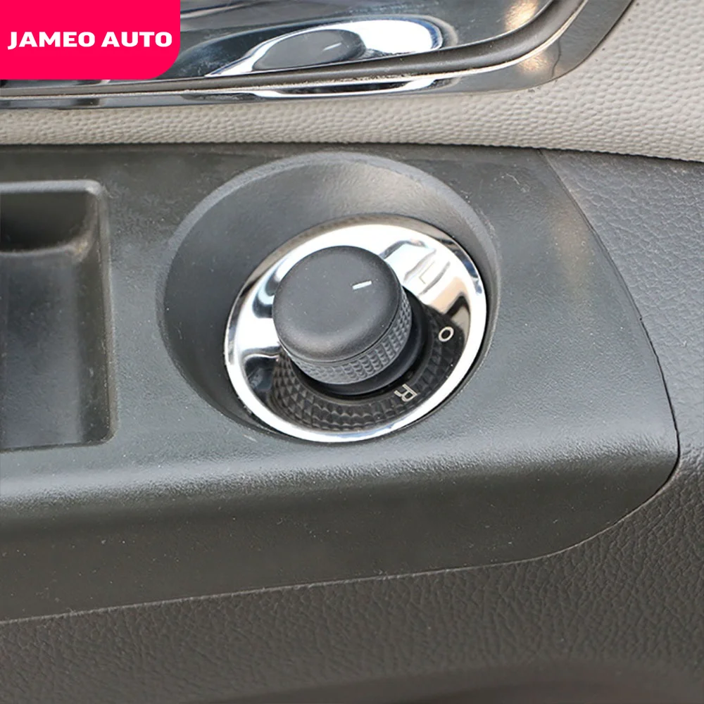 Jameo Auto Stainless Steel Rearview Mirror Knob Circle Sticker for Chevrolet Cruze Malibu AVEO Opel Mokka ASTRA J Insignia | Автомобили и