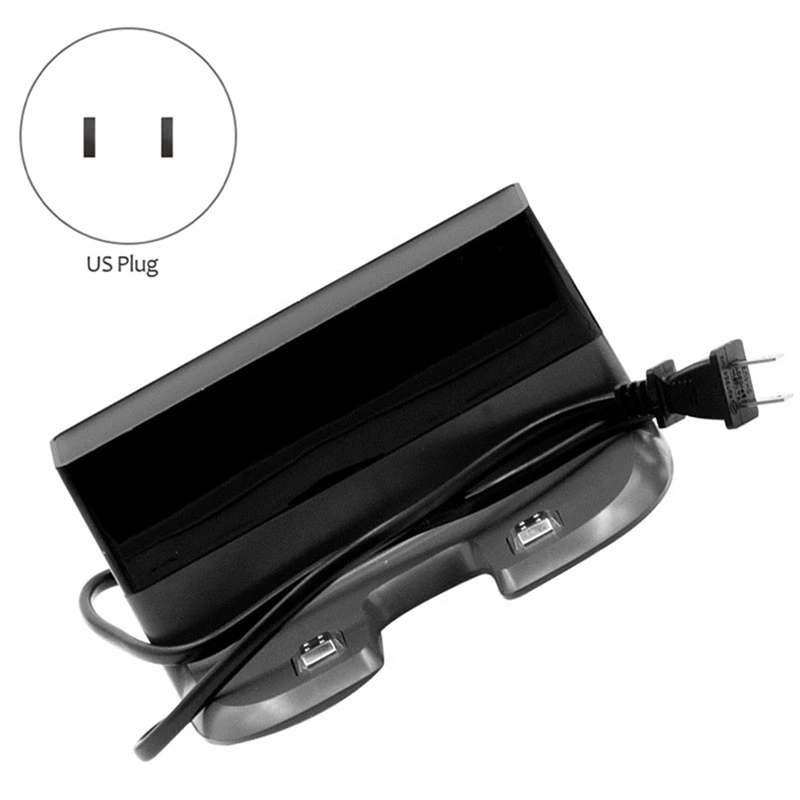 

2 Set Vacuum Cleaner Parts: 1 Set Side Brush Filter Roller Brush Mop & 1 Pcs Vacuum Cleaner Charge Base US Plug