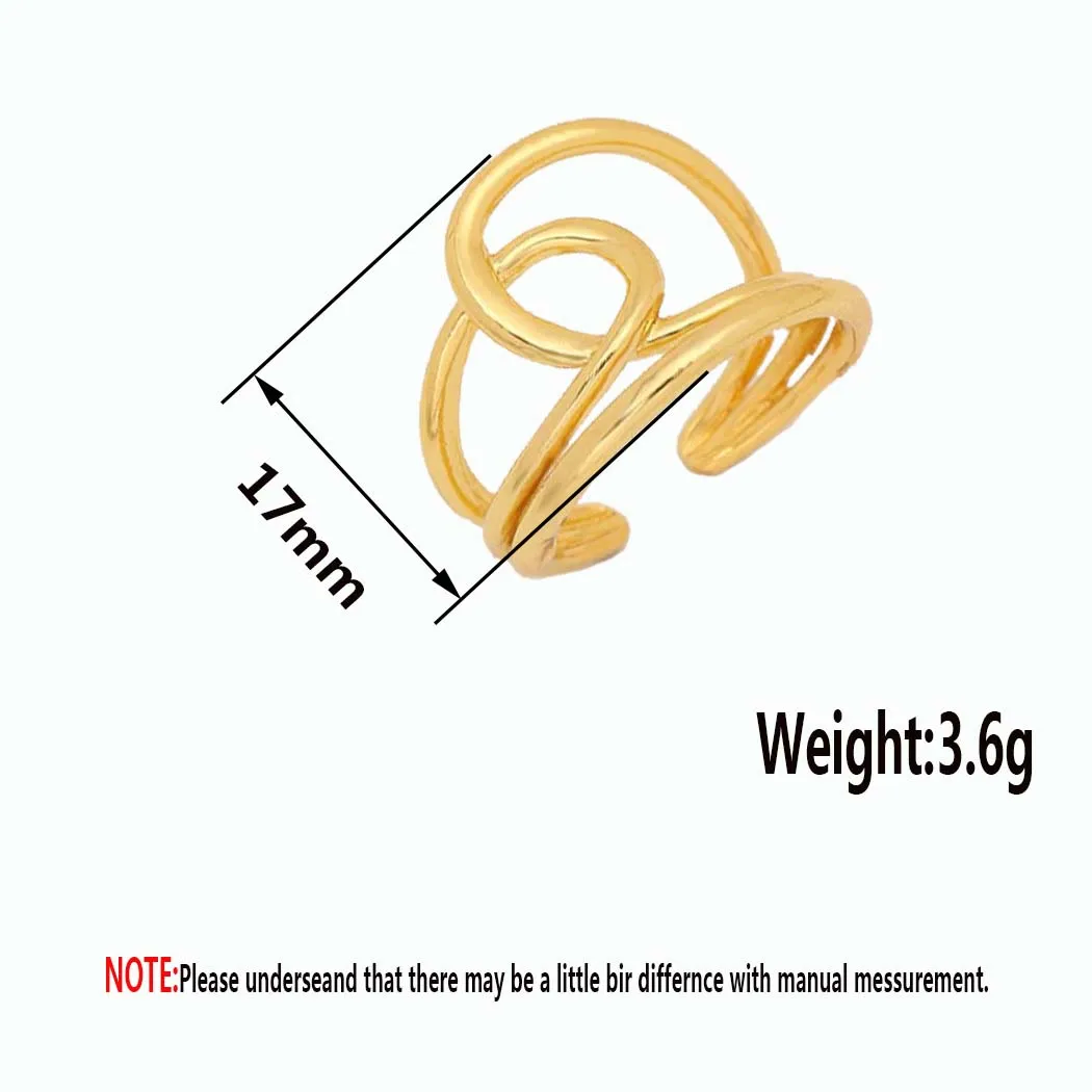 Chandler Позолоченные Асимметричные слои с круглым стереоскопическим дизайном для