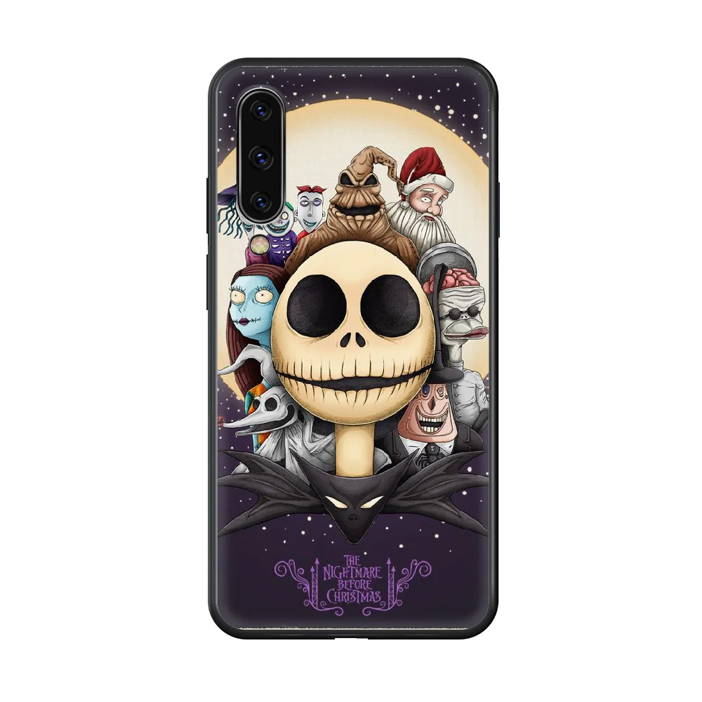 

The Nightmare Before Christmas Phone case hull For Samsung Galaxy A 50 51 20 71 70 40 30 10 E 4G S black back soft hoesjes art